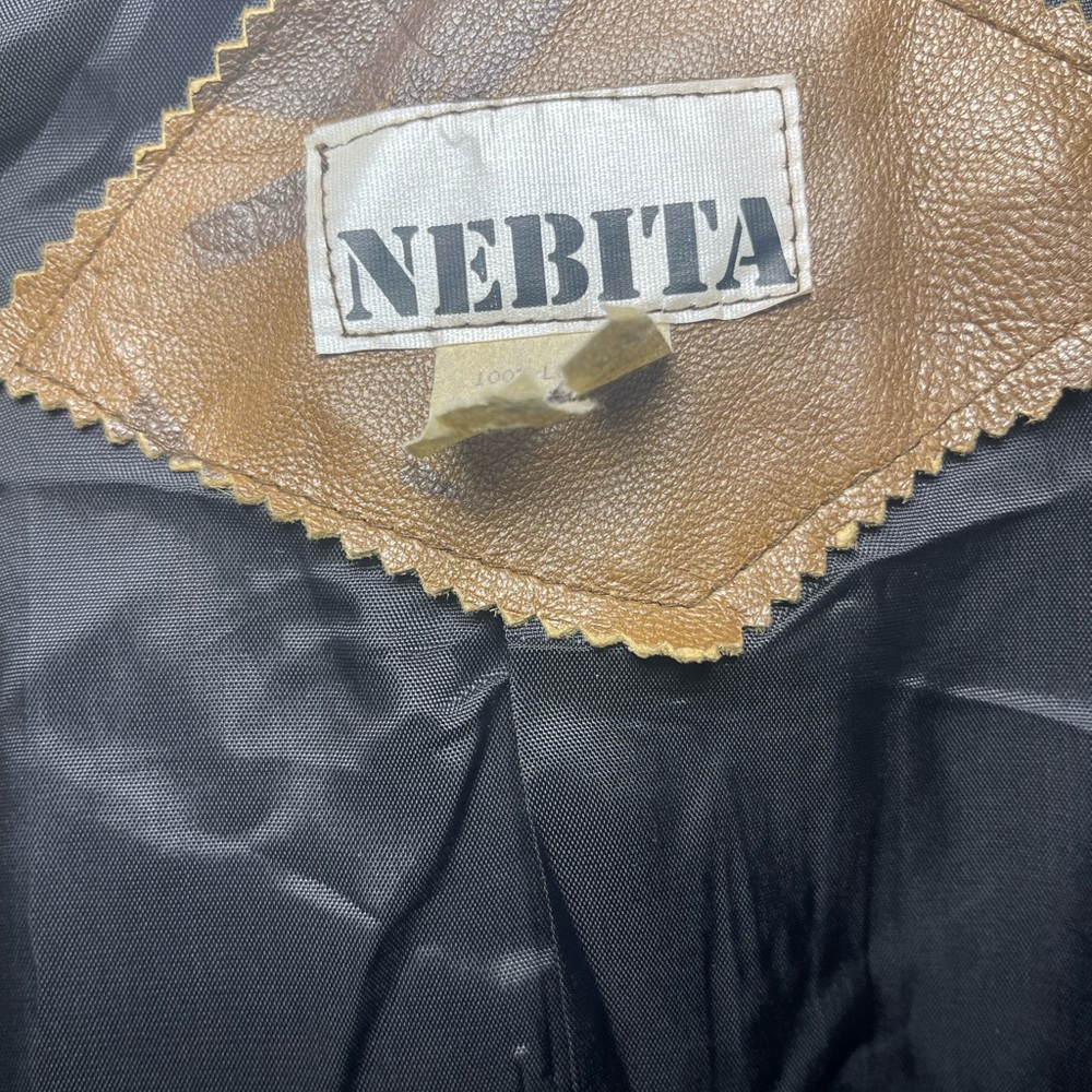 Vintage Patchwork Leather Jacket - image 3